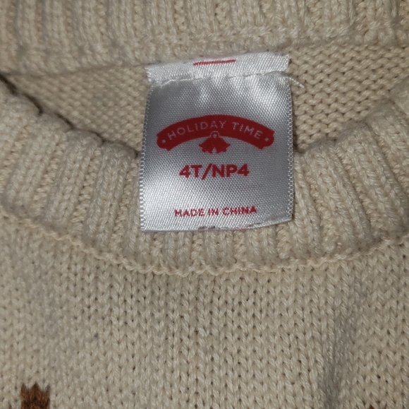 Christmas 4t sweater - Picture 2 of 2